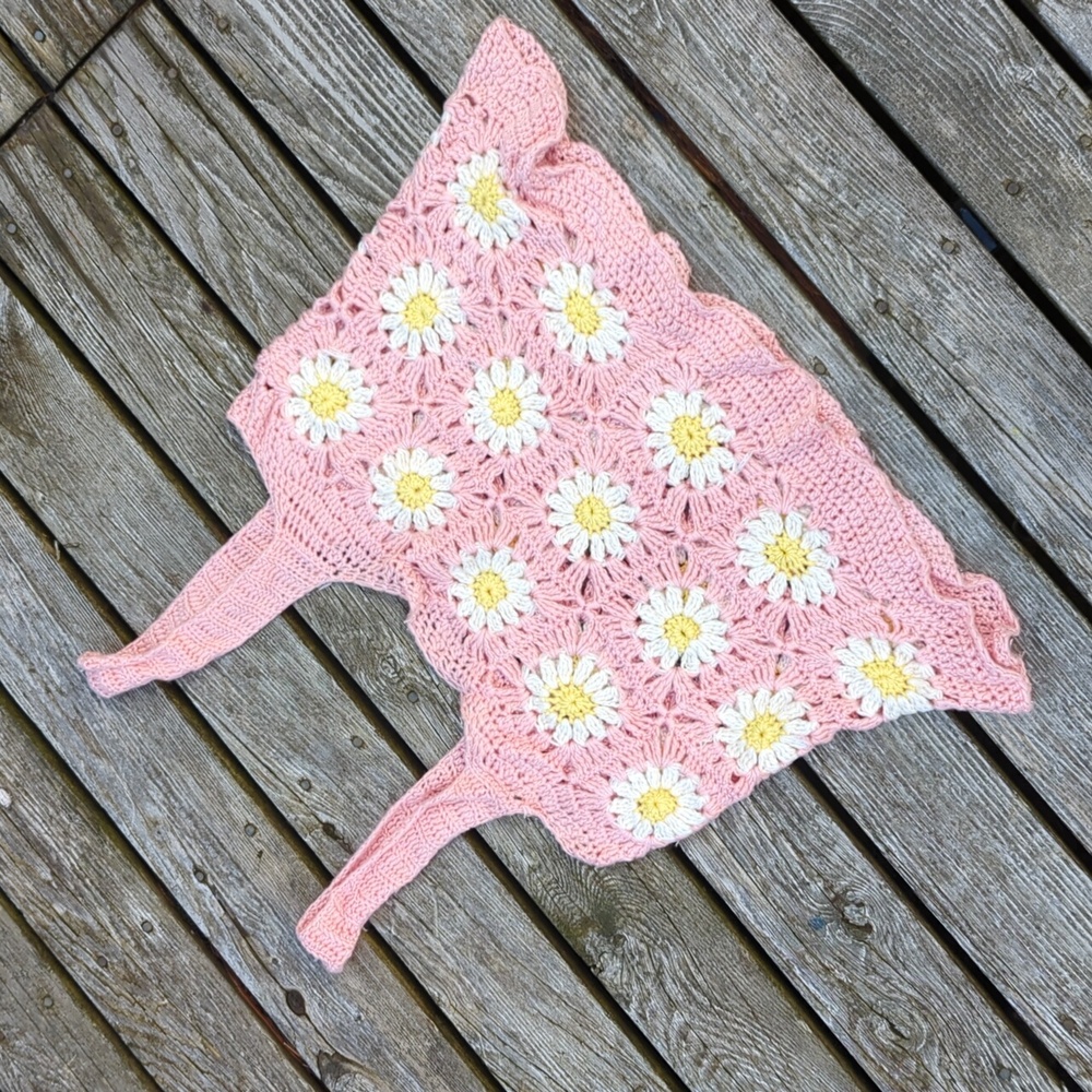 Hand made crochet top